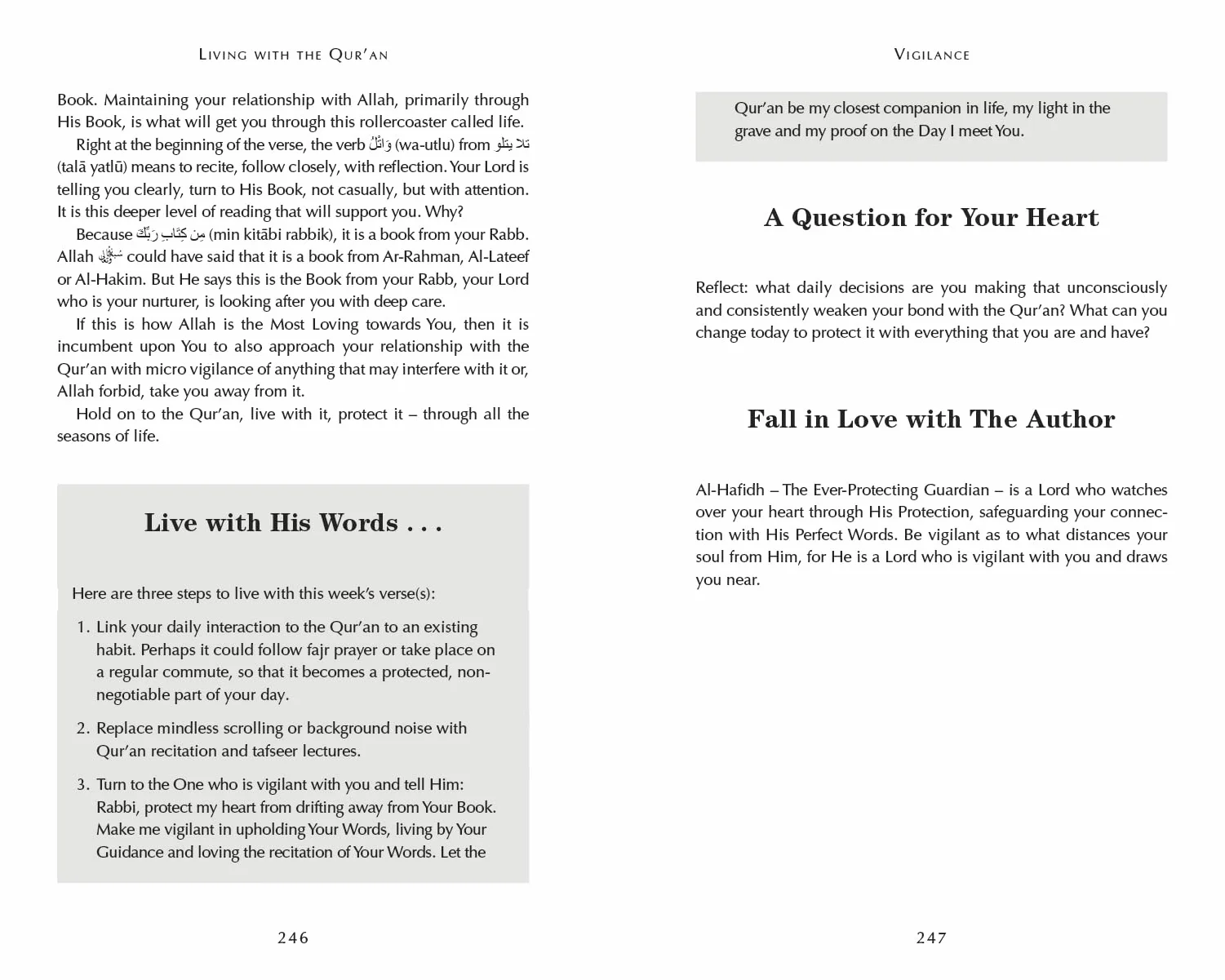 Living with the Qur’an: A yearlong journey to falling in love with Allah’s Words