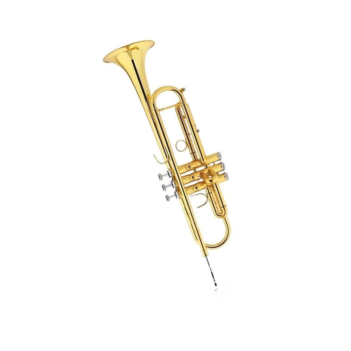 trąbka instrument Trąbka tłokowa B-Monela B-dur studenckiej orkiestry dętej Young Pioneers