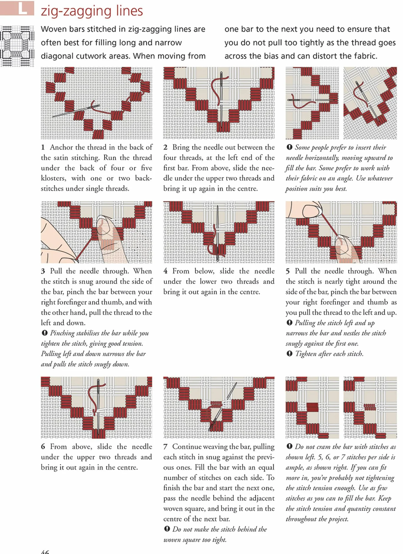 Hardanger Filling Stitches: A Step-By-Step Handbook