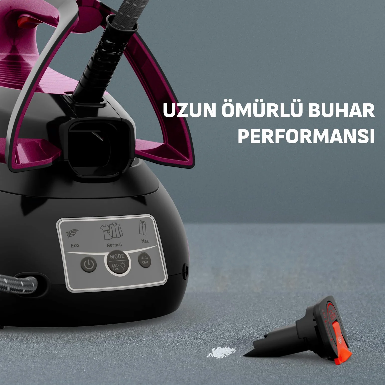 Tefal Express Vision Generator Pary, Fioletowy/Czarny, 1,8 l