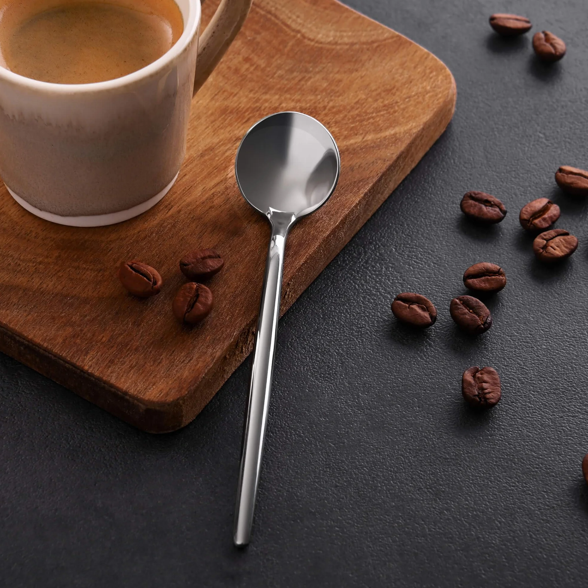 GRÄWE Łyżeczki do espresso Prowansja, 6 sztuk, stal nierdzewna, do zmywarki