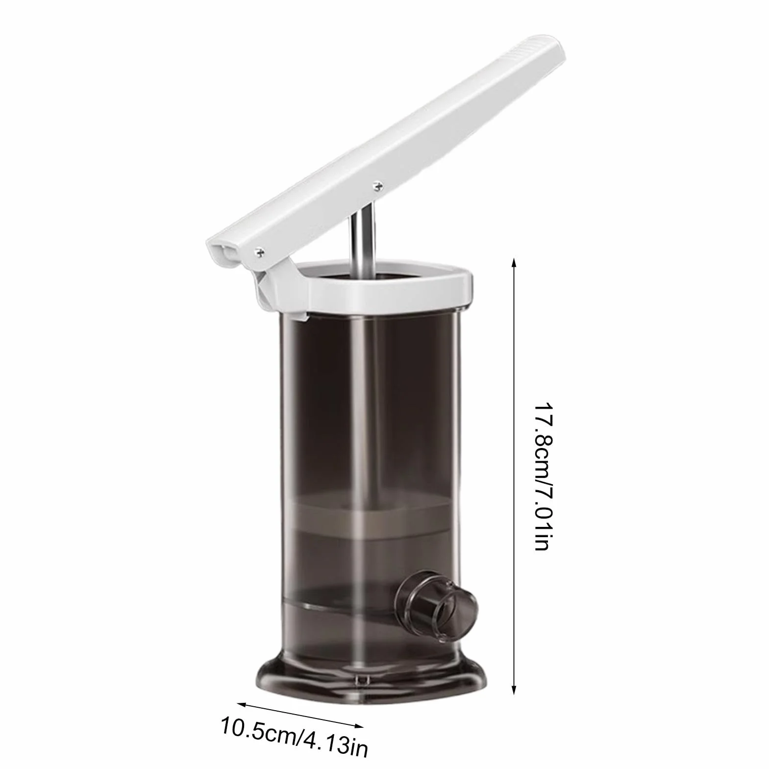 Manual Sausage Stuffer, Homemade Snag Maker, Meat Filling Machine, Large Capacity Easy to Use Sturdy Materials Ergonomic Handle for Home, 4.1x7 Inches
