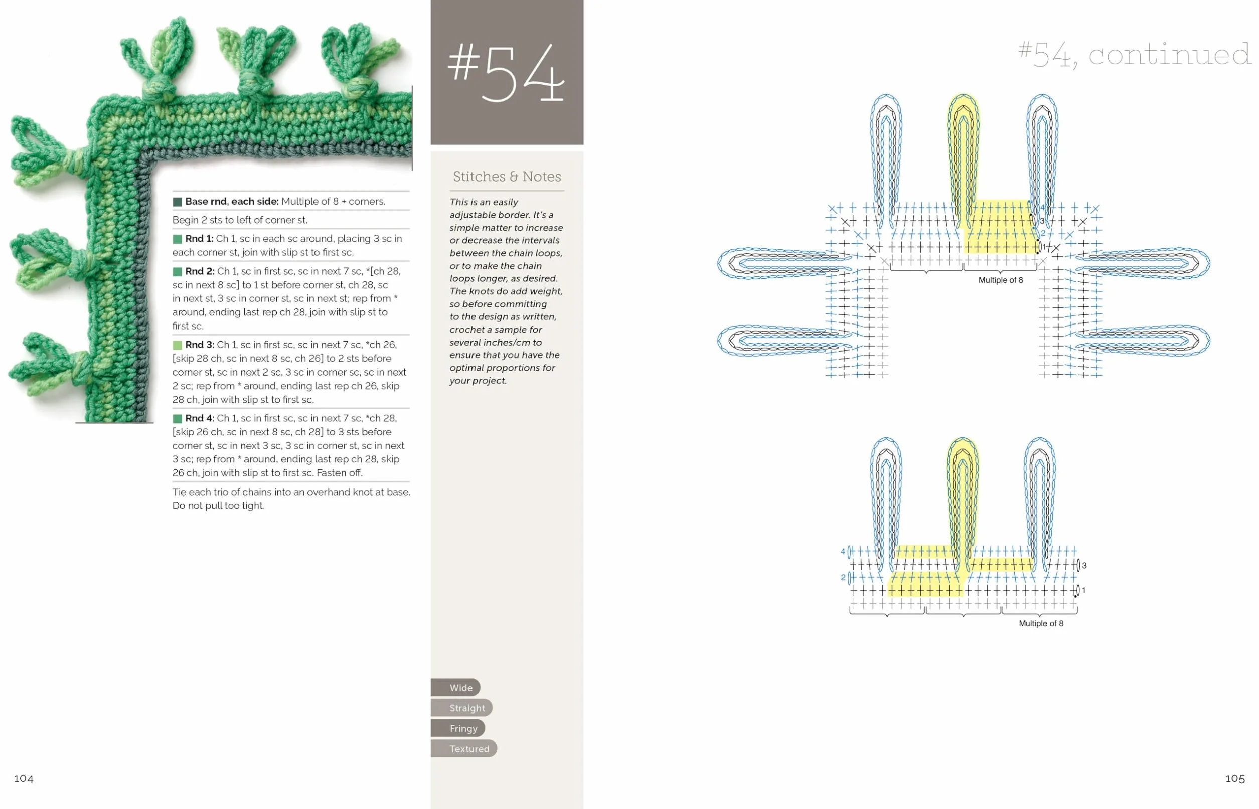 Every Which Way Crochet Borders: 139 Patterns for Customized Edgings
