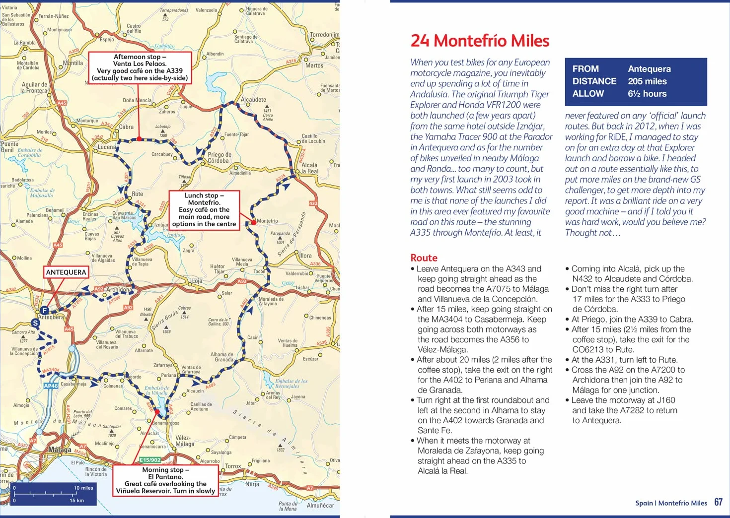 A -Z Europe for Bikers: 100 scenic routes around Europe