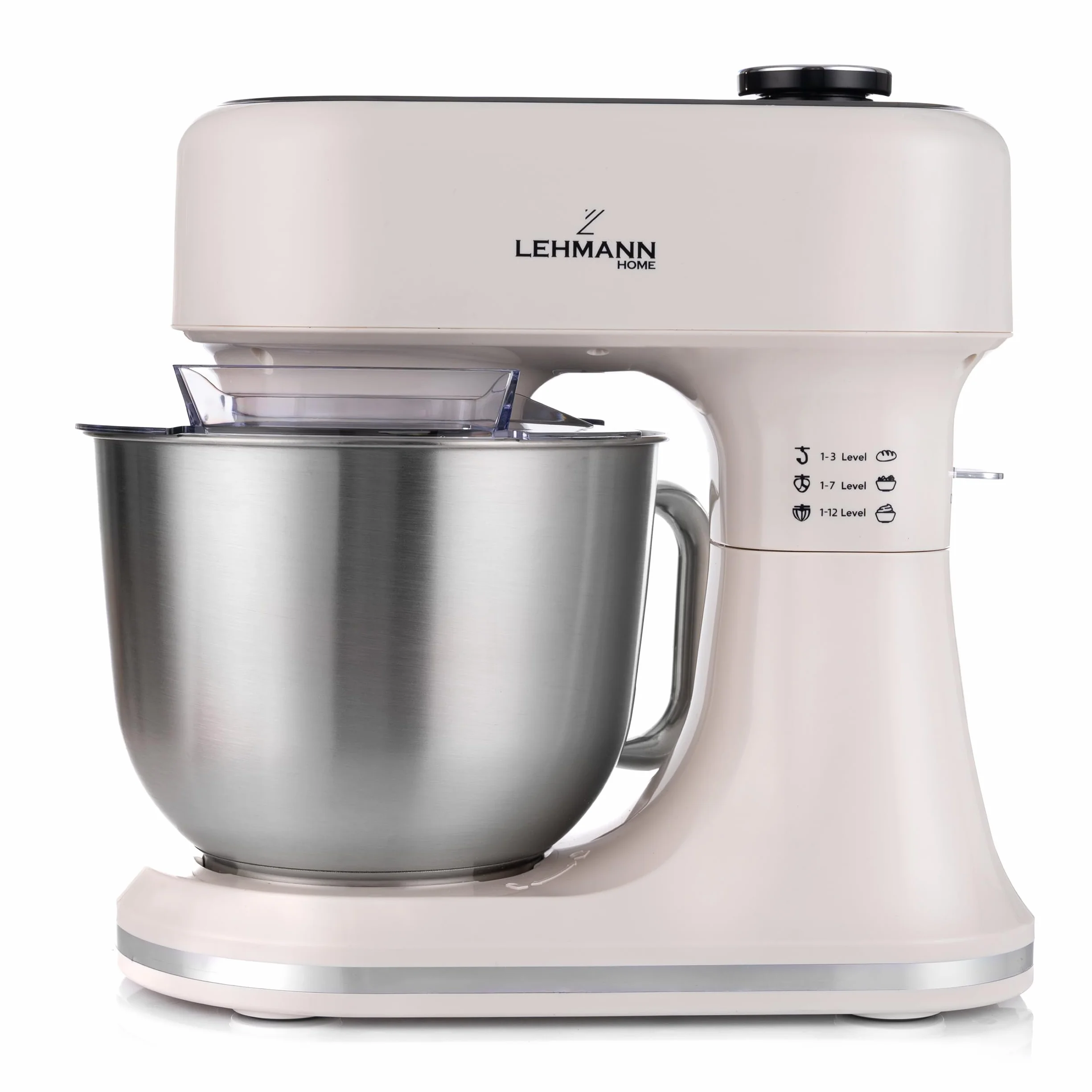 LEHMANN Robot planetarny kuchenny Aristo 1500 W funkcja fermentacji ogrzewania 12 prędkości timer miska 5 l