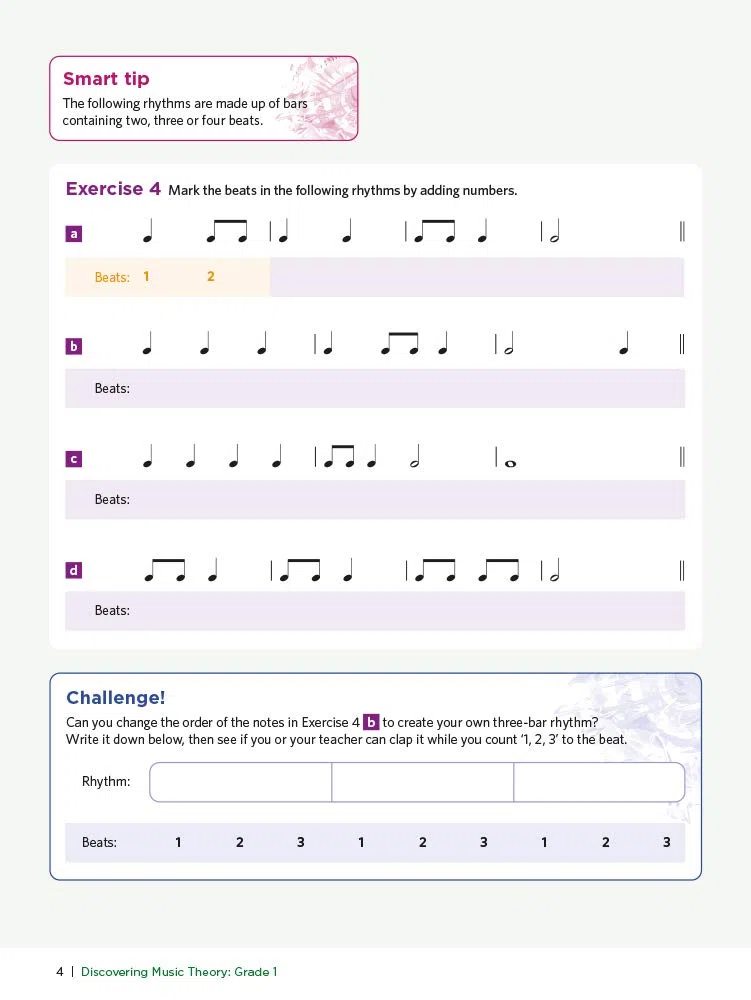 Discovering Music Theory, The ABRSM Grade 1 Workbook