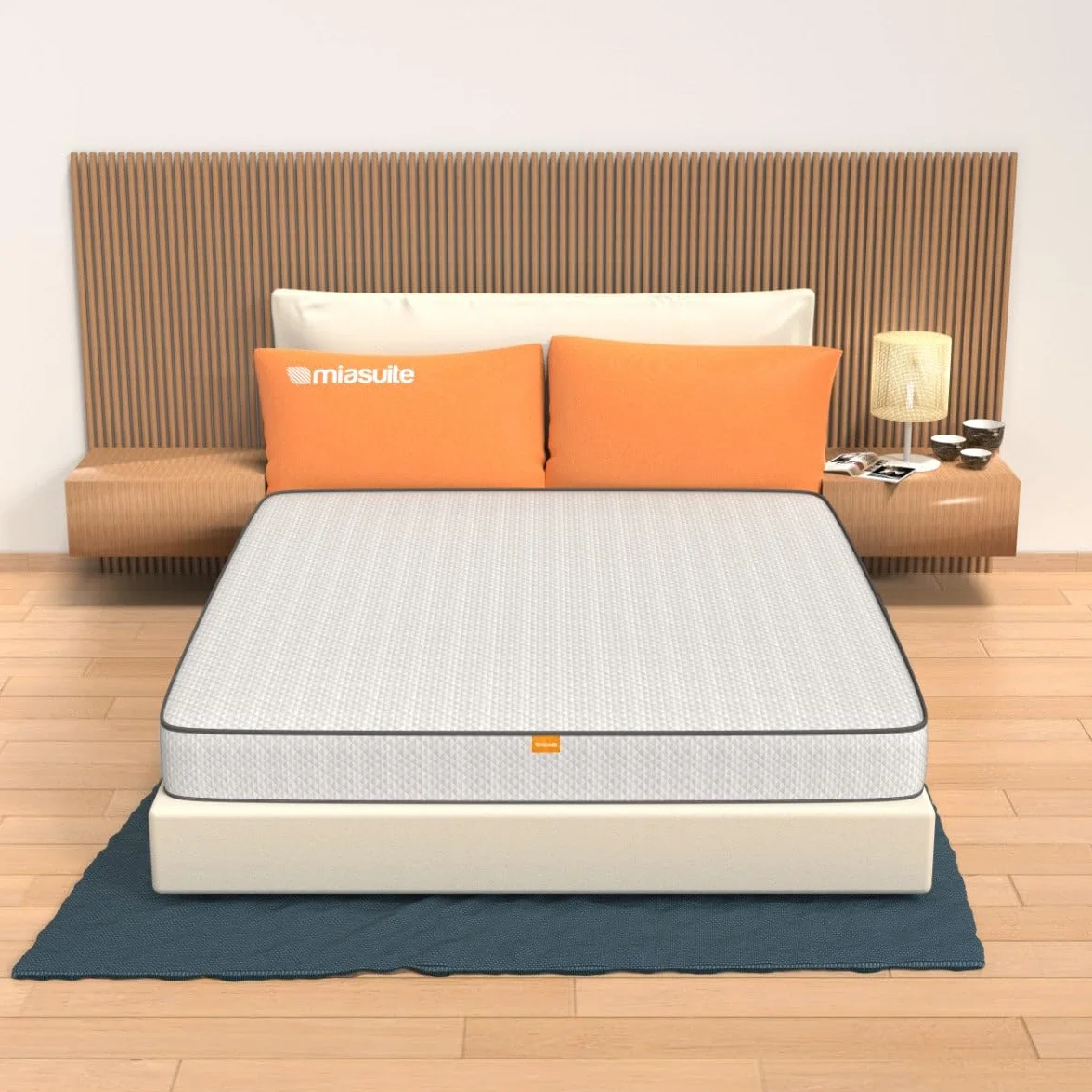 MiaSuite Italiani Materac z pianki memory 80 x 190 cm 15 cm ortopedyczny rozkładany