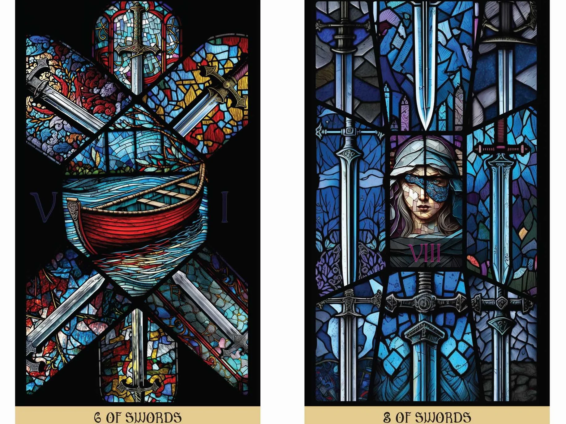 The Stained Glass Tarot: An Illuminated Journey through the Cards