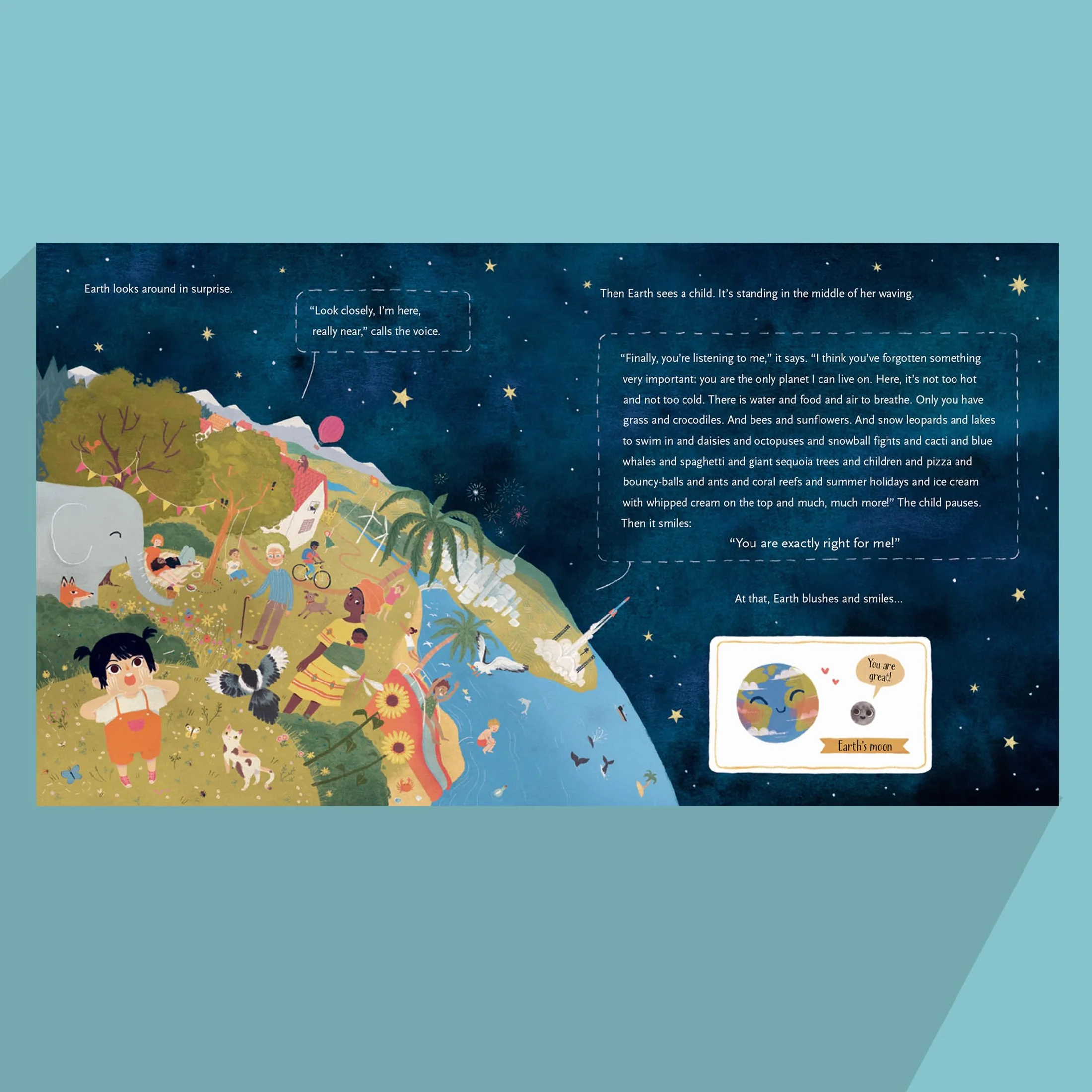 A Little Blue Dot: A fact-packed story about the planets of our solar system as told by Earth for young children (4 to 8)
