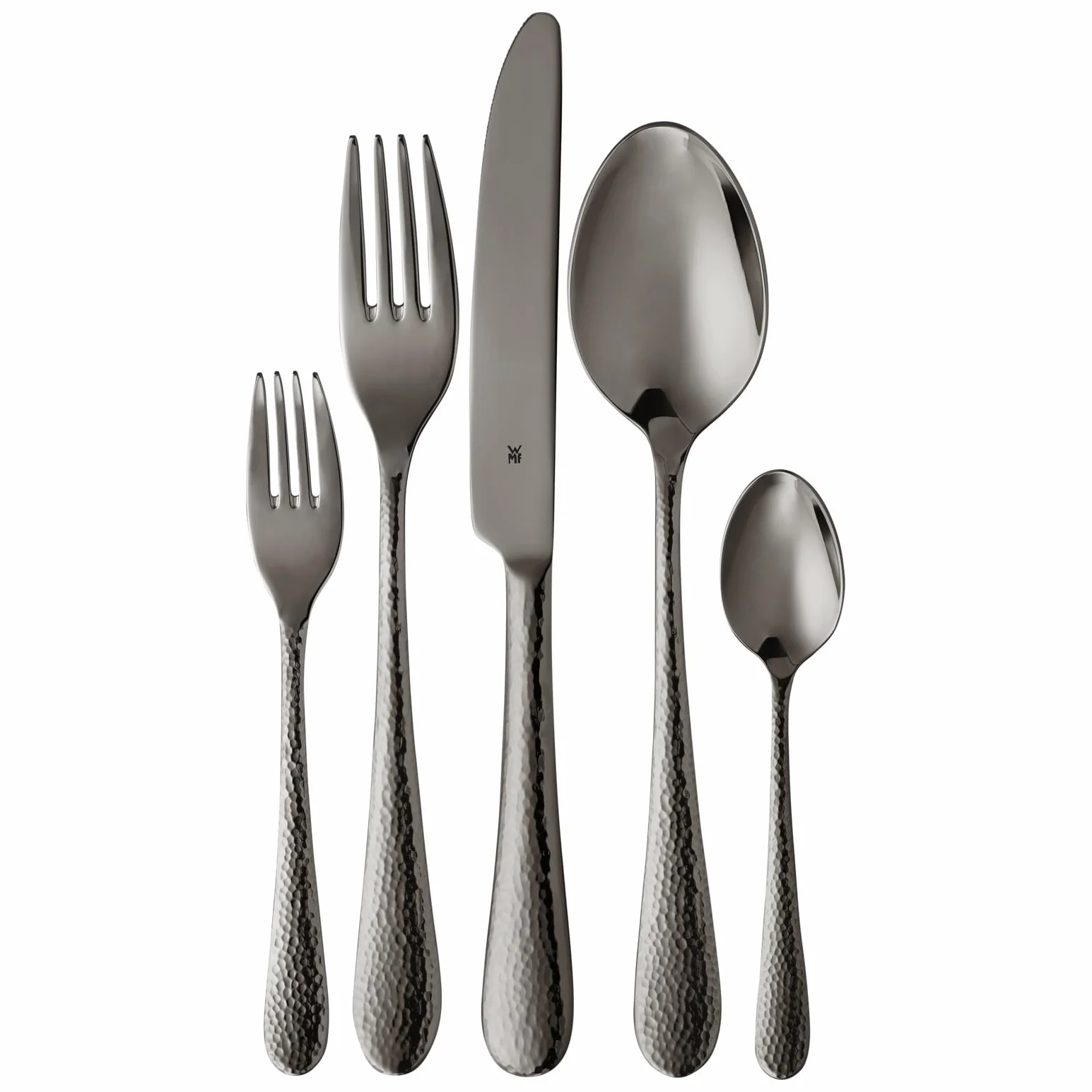 WMF Sitello Midnight Edition sztućce 30 sztuk, stal nierdzewna Cromargan, czarne błyszczące
