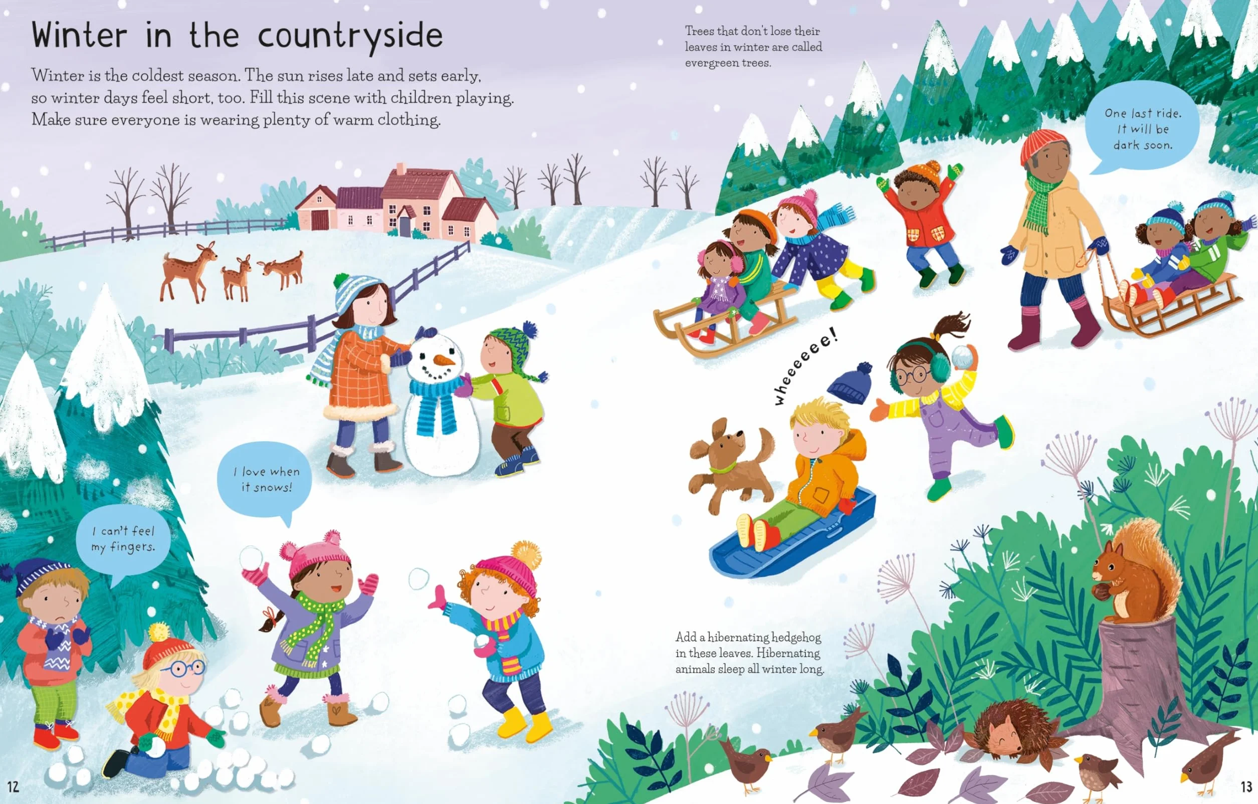 First Sticker Book Weather and Seasons