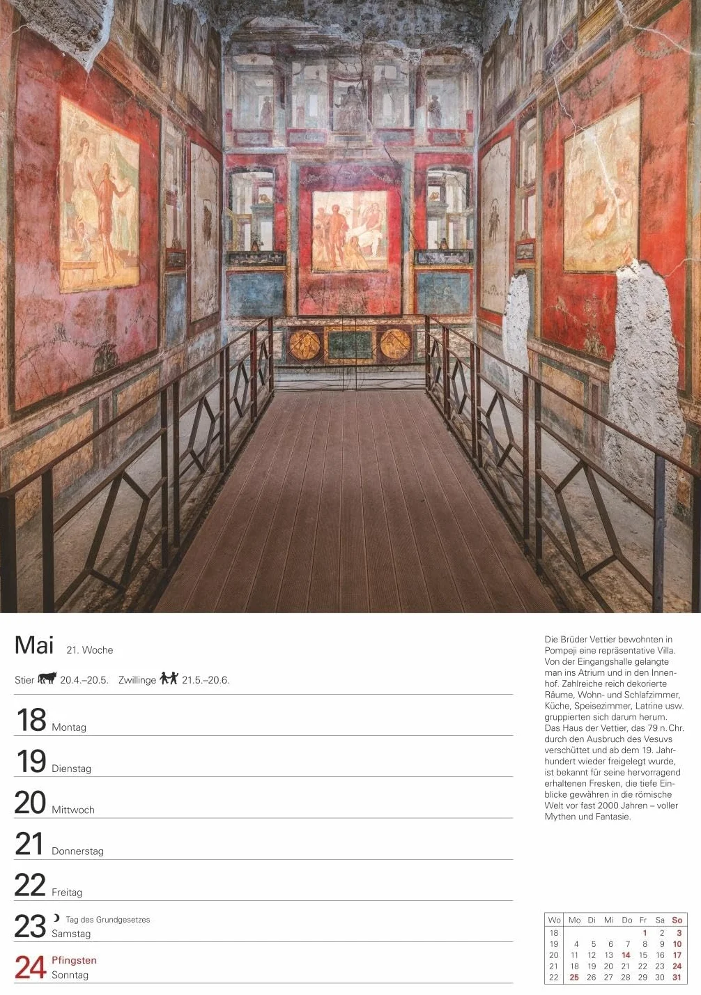 Italien Wochenplaner 2026 - Eine Reise in 53 Bildern: Eine Reise nach Bella Italia in faszinierenden Fotografien. Wandkalender 2026 zum Eintragen im Format 25 x 35,5 cm