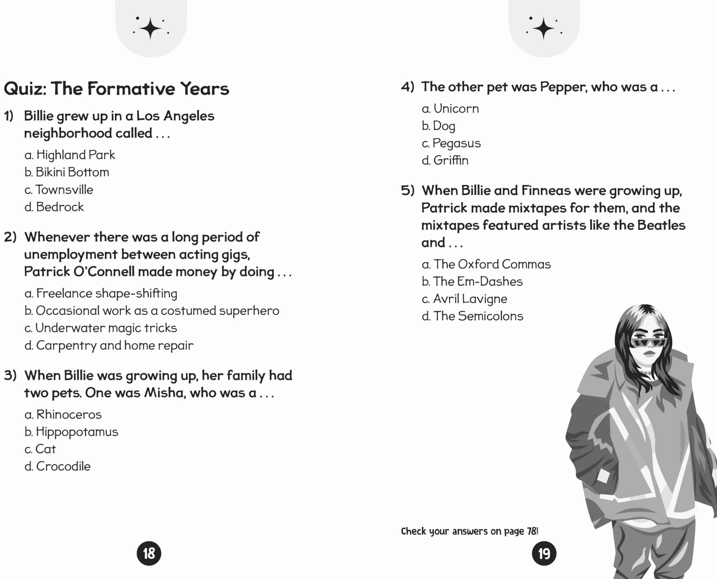96 Facts About Billie Eilish: Quizzes, Quotes, Questions, and More! with Bonus Journal Pages for Writing!