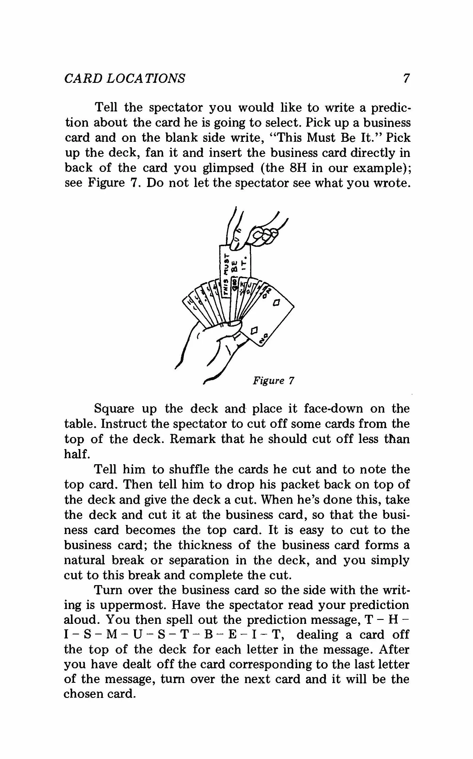 Self-Working Card Tricks