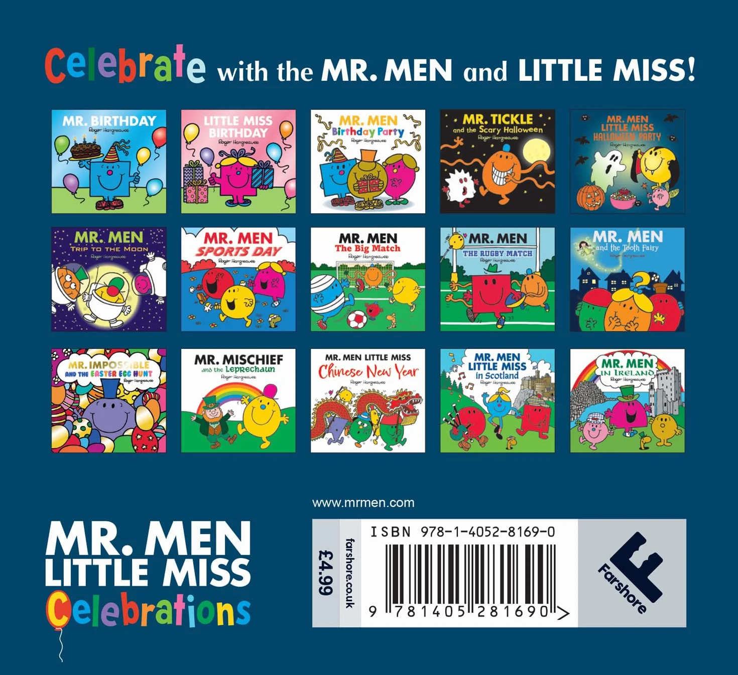 Mr. Men Little Miss Halloween Party Children's Gift