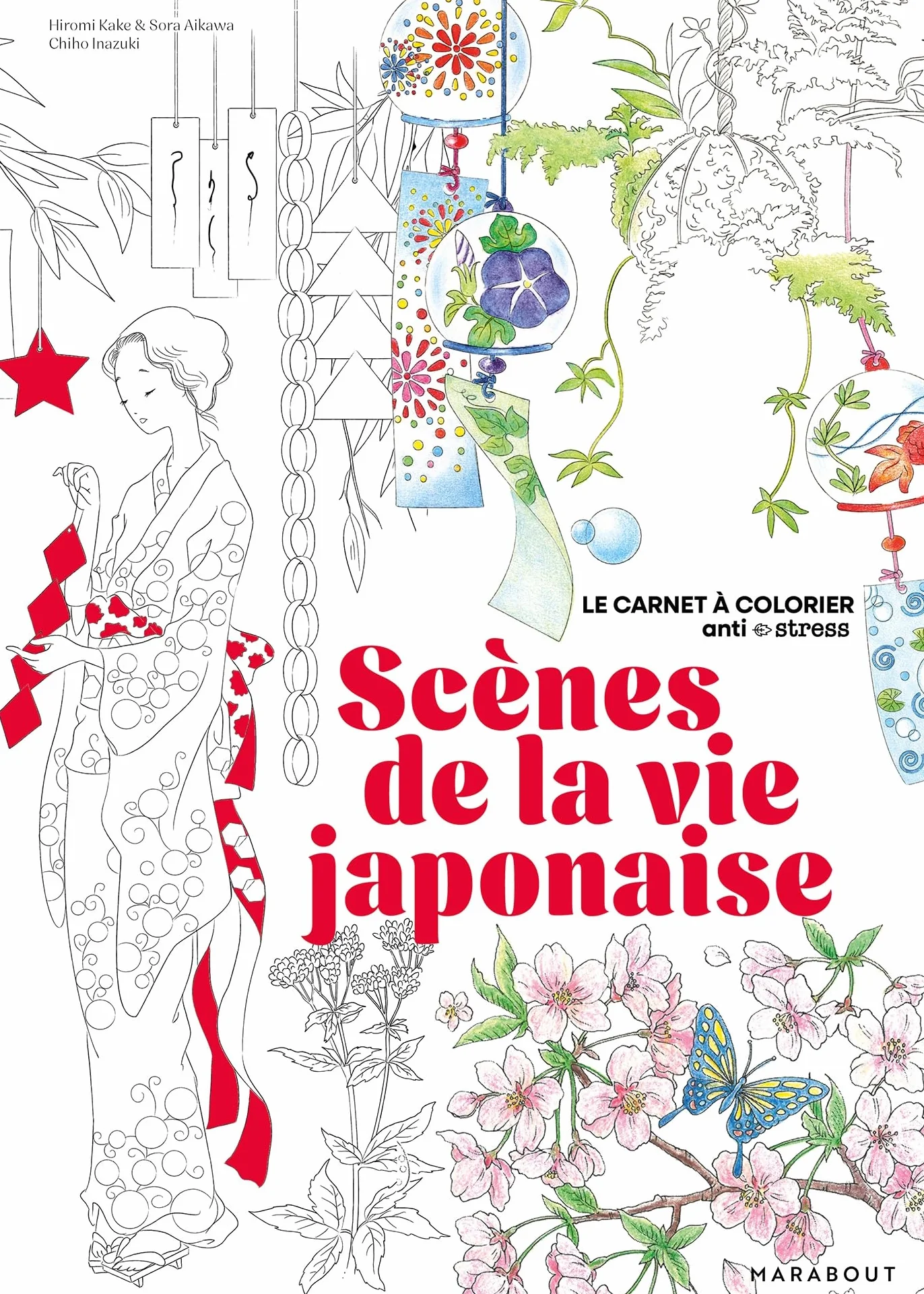 Scènes de la vie japonaise: Le carnet à colorier anti-stress: 31612