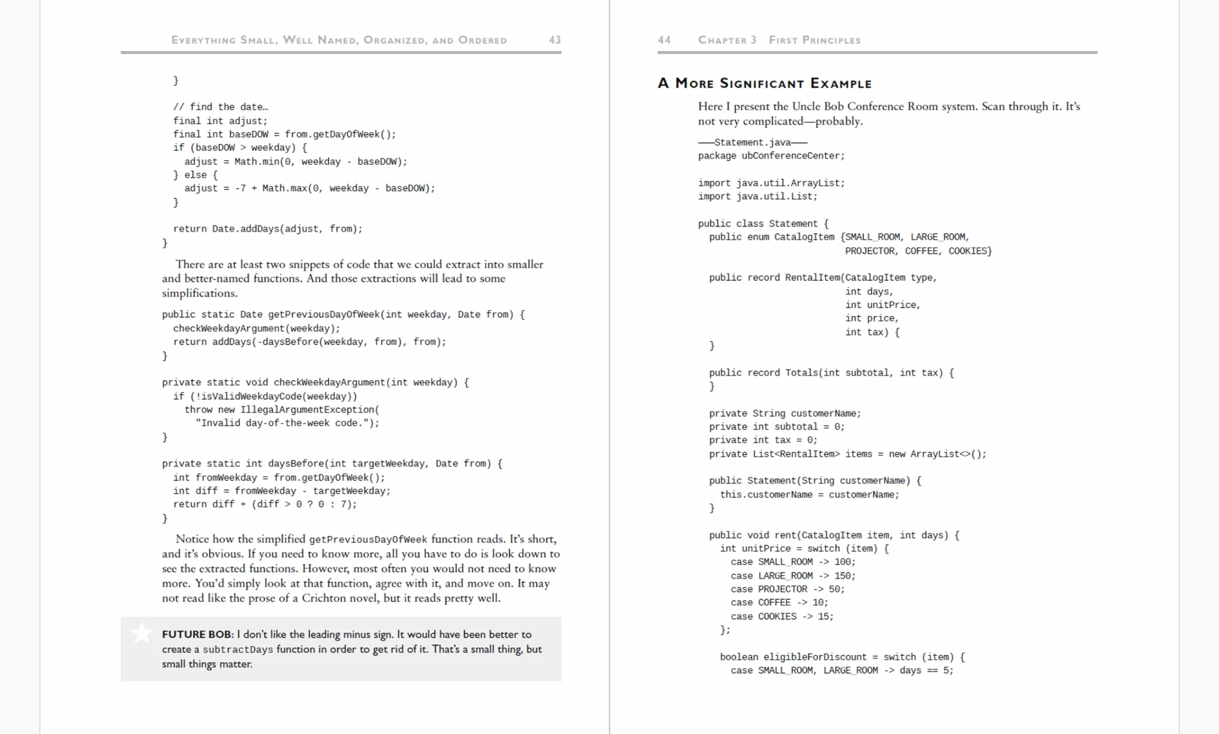 Clean Code: A Handbook of Agile Software Craftsmanship