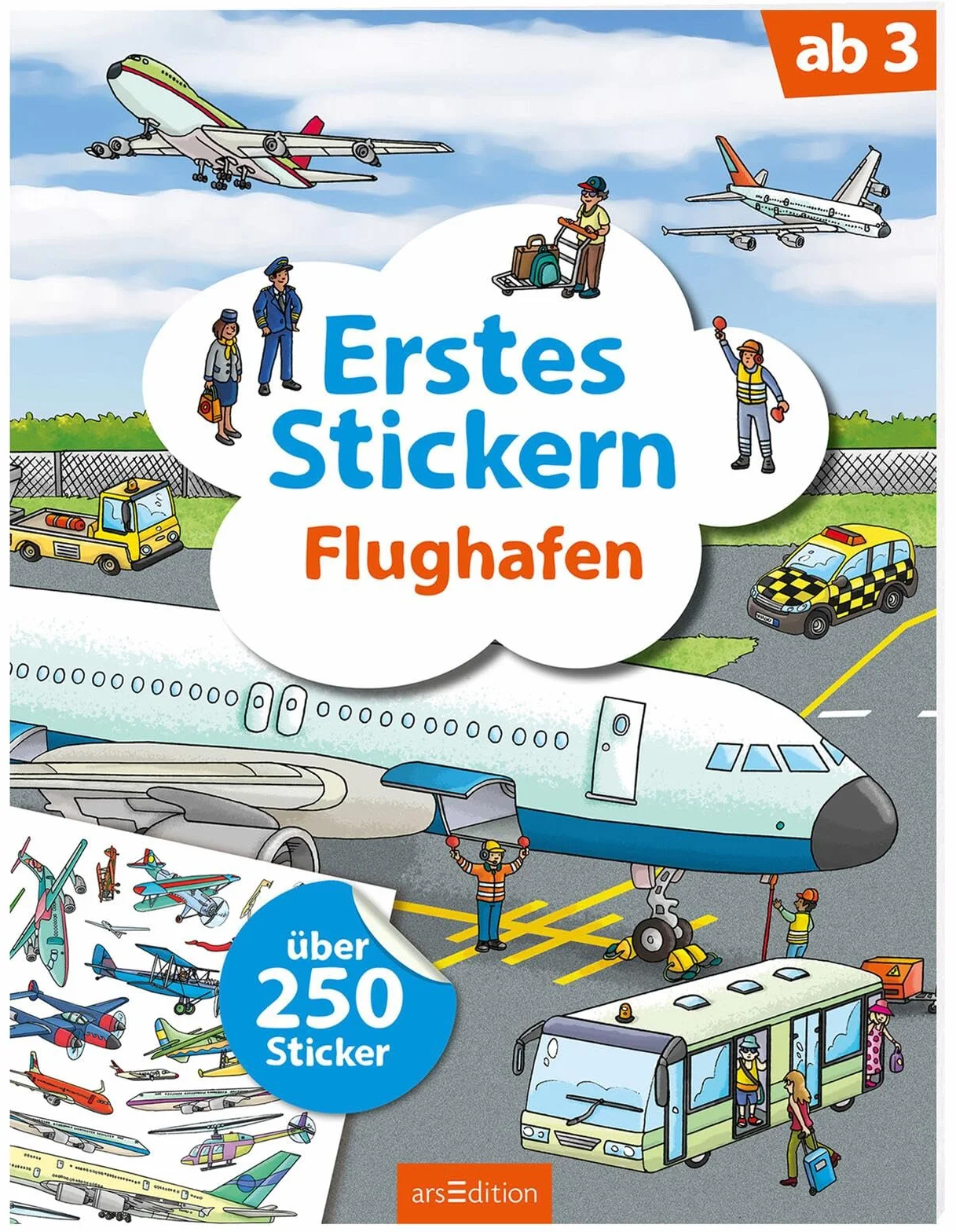 Erstes Stickern - Flughafen: Über 250 Sticker