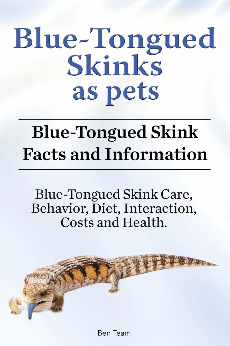 Blue-Tongued Skinks as pets. Blue-Tongued Skink Facts and Information. Blue-Tongued Skink Care, Behavior, Diet, Interaction, Costs and Health.