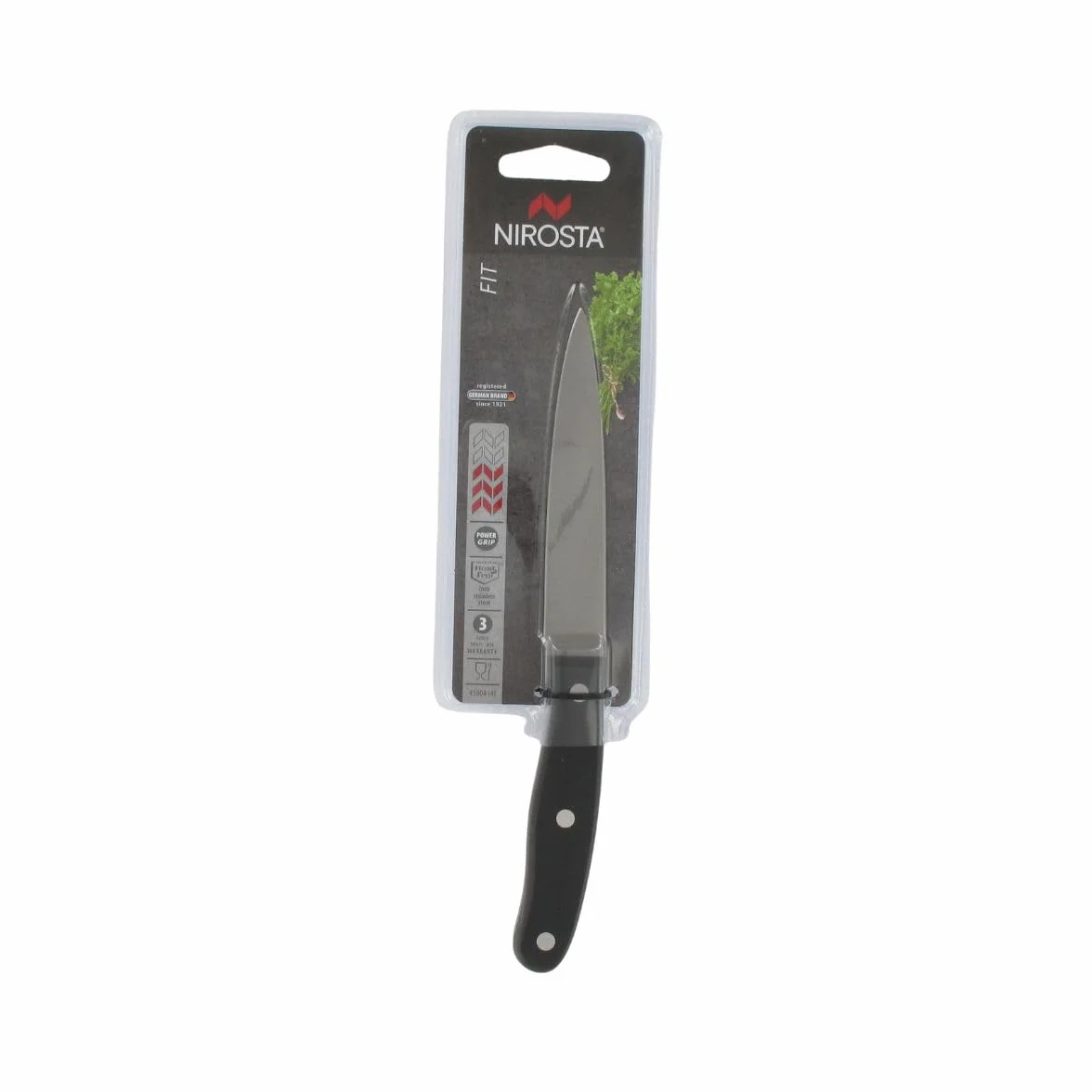 Fackelmann 43804 nóż uniwersalny Fit z nitowanym uchwytem z tworzywa sztucznego, 22 cm