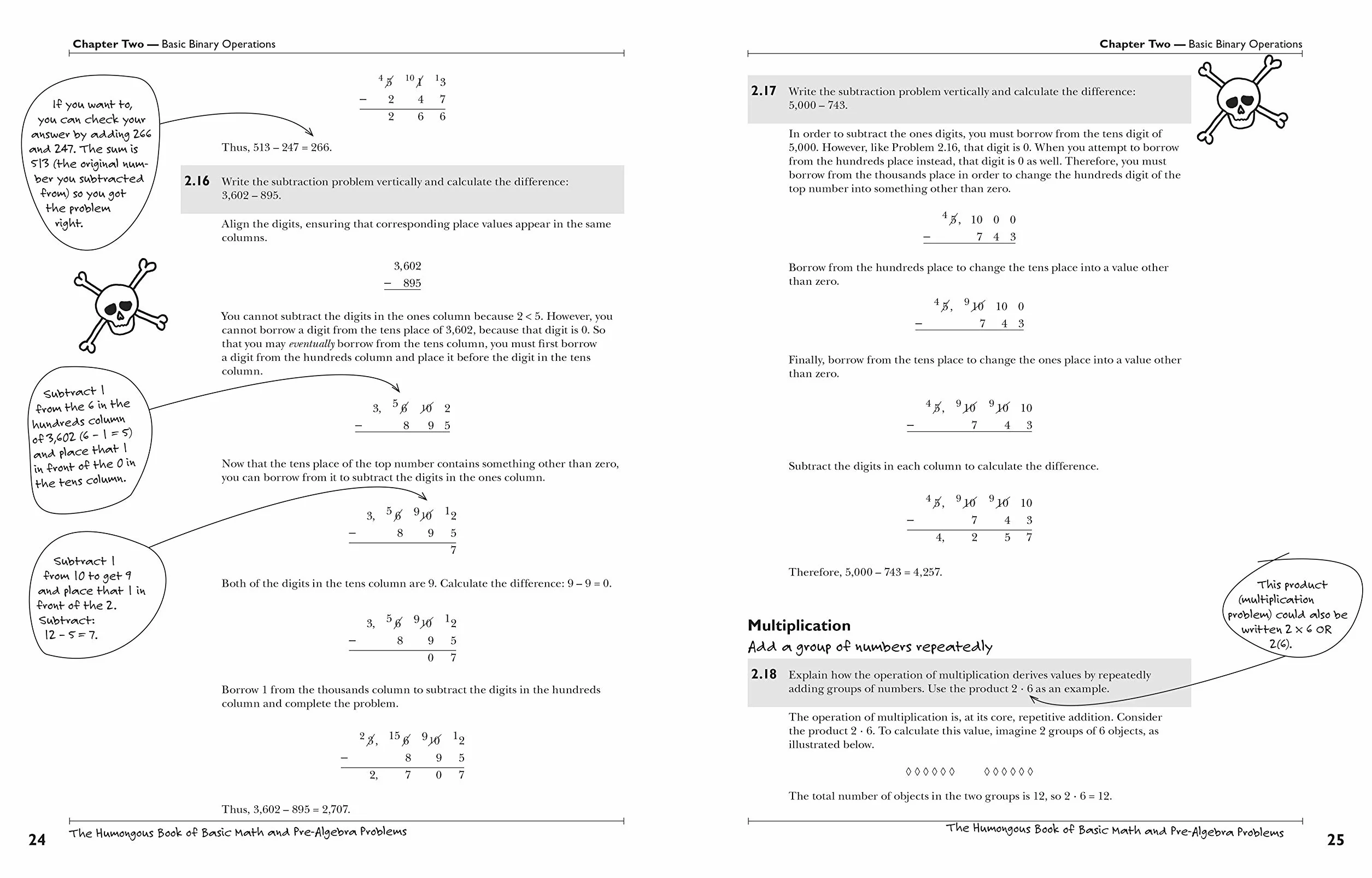 The Humongous Book of Basic Math and Pre-Algebra Problems: Translated for People Who Don't Speak Math