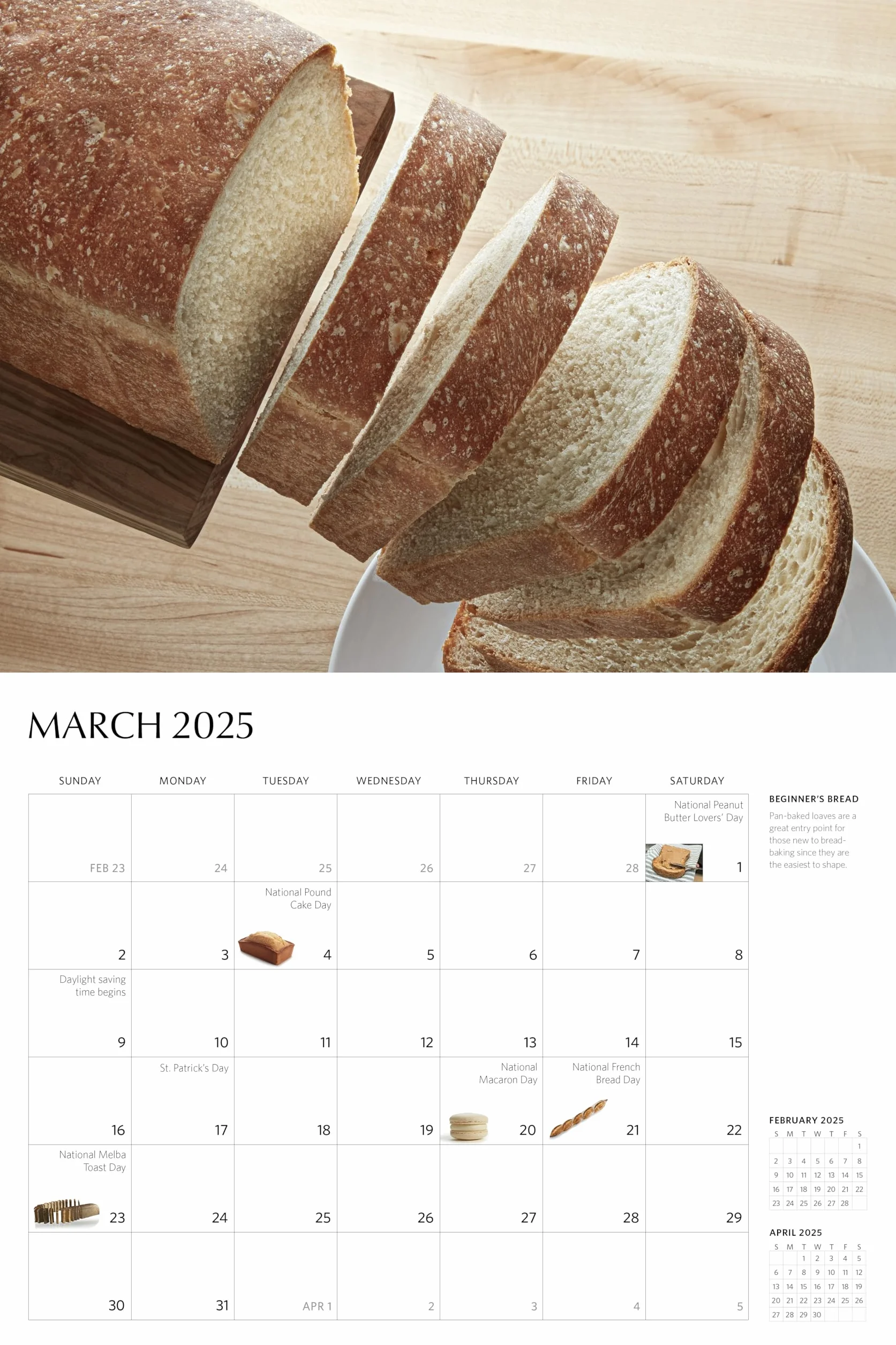Modernist Bread at Home 2025 Calendar