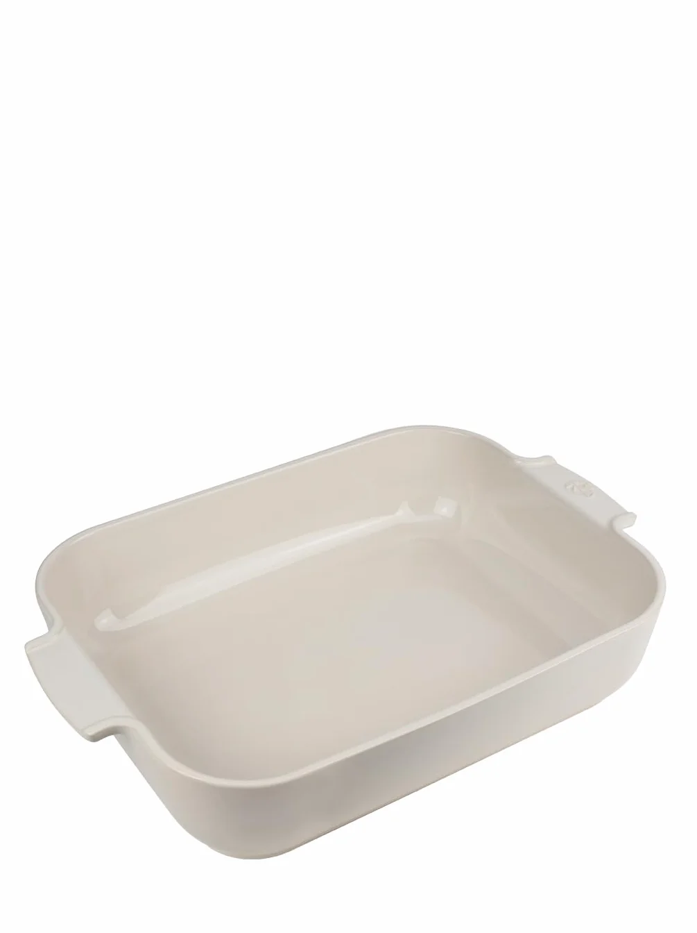 Peugeot Appolia prostokątne naczynie do zapiekania z uchwytami, ceramika, ecru/białe, 8,3 x 40,5 x 27 cm, pojemność: ok. 4 l, 60008