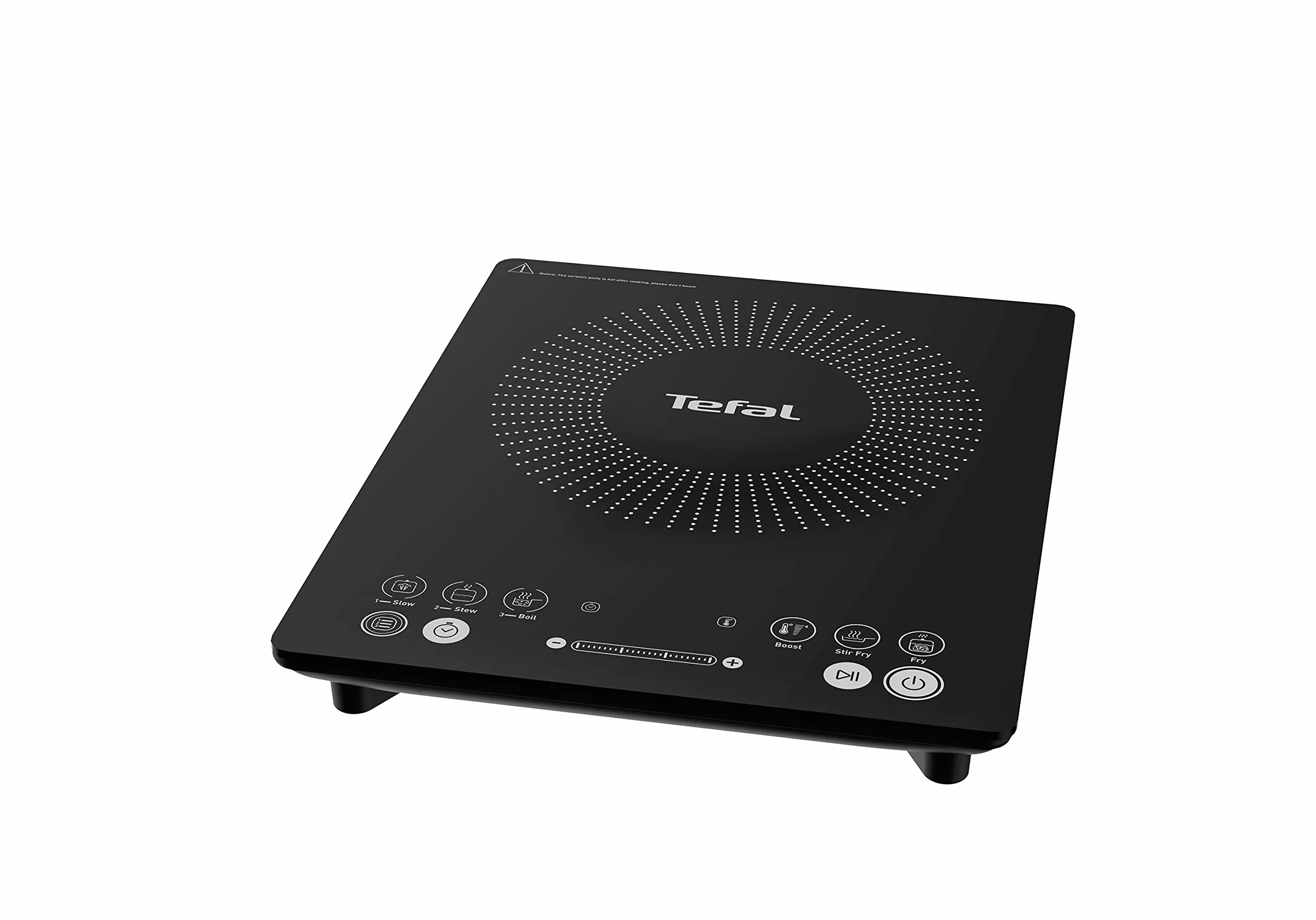Tefal IH2108 Everyday Slim płyta indukcyjna | 300-2100 W | 6 programów gotowania | cyfrowy wyświetlacz | timer | czarna