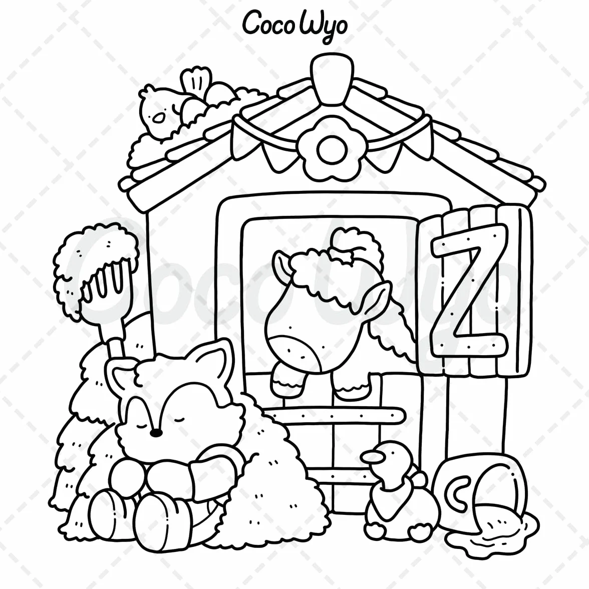 Little Cuddles: Coloring Book for Adults and Teens Featuring Cute Animal Friends for Relaxation