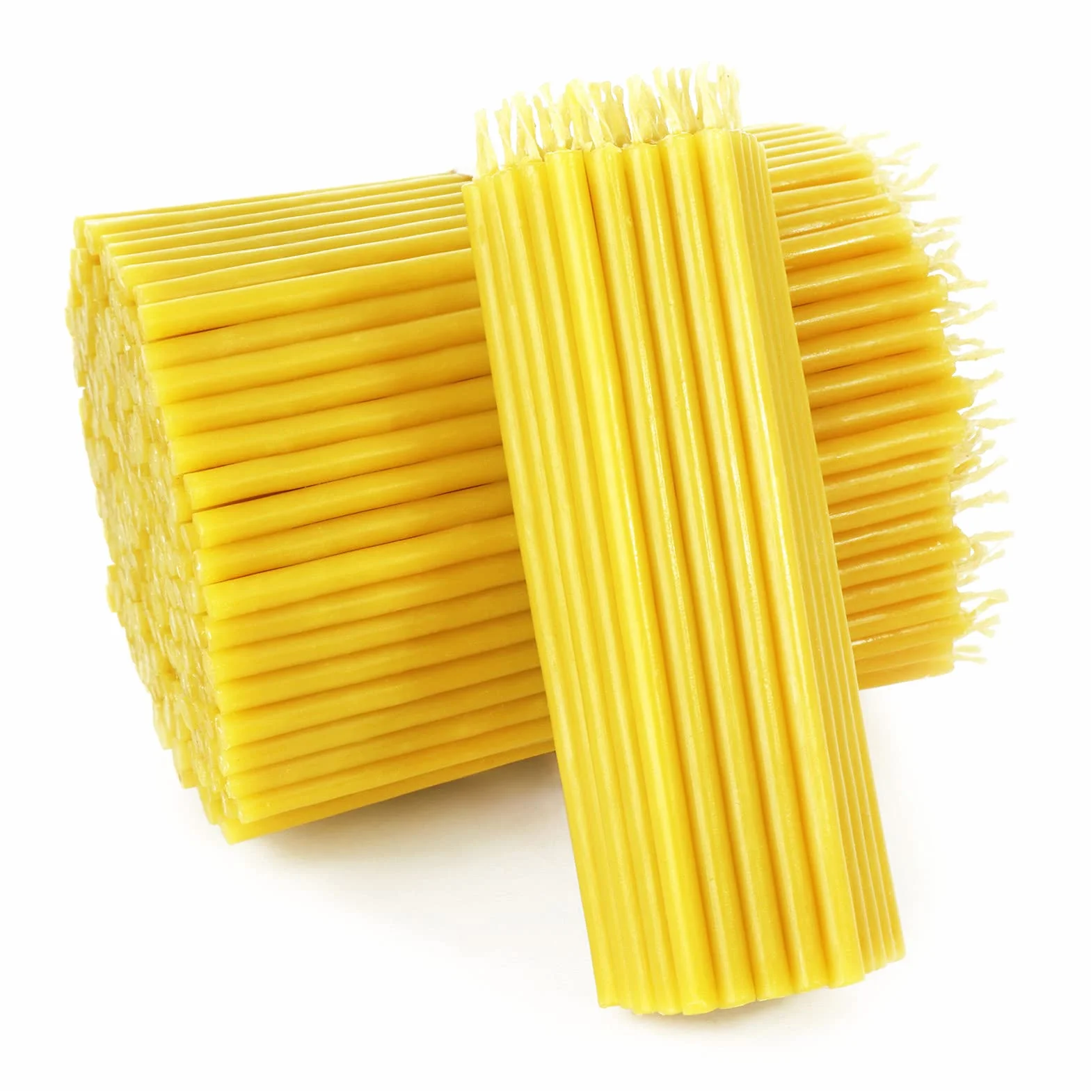 żółte świece woskowe 12,5 cm ołtarz rytualne 50 sztuk 140 g