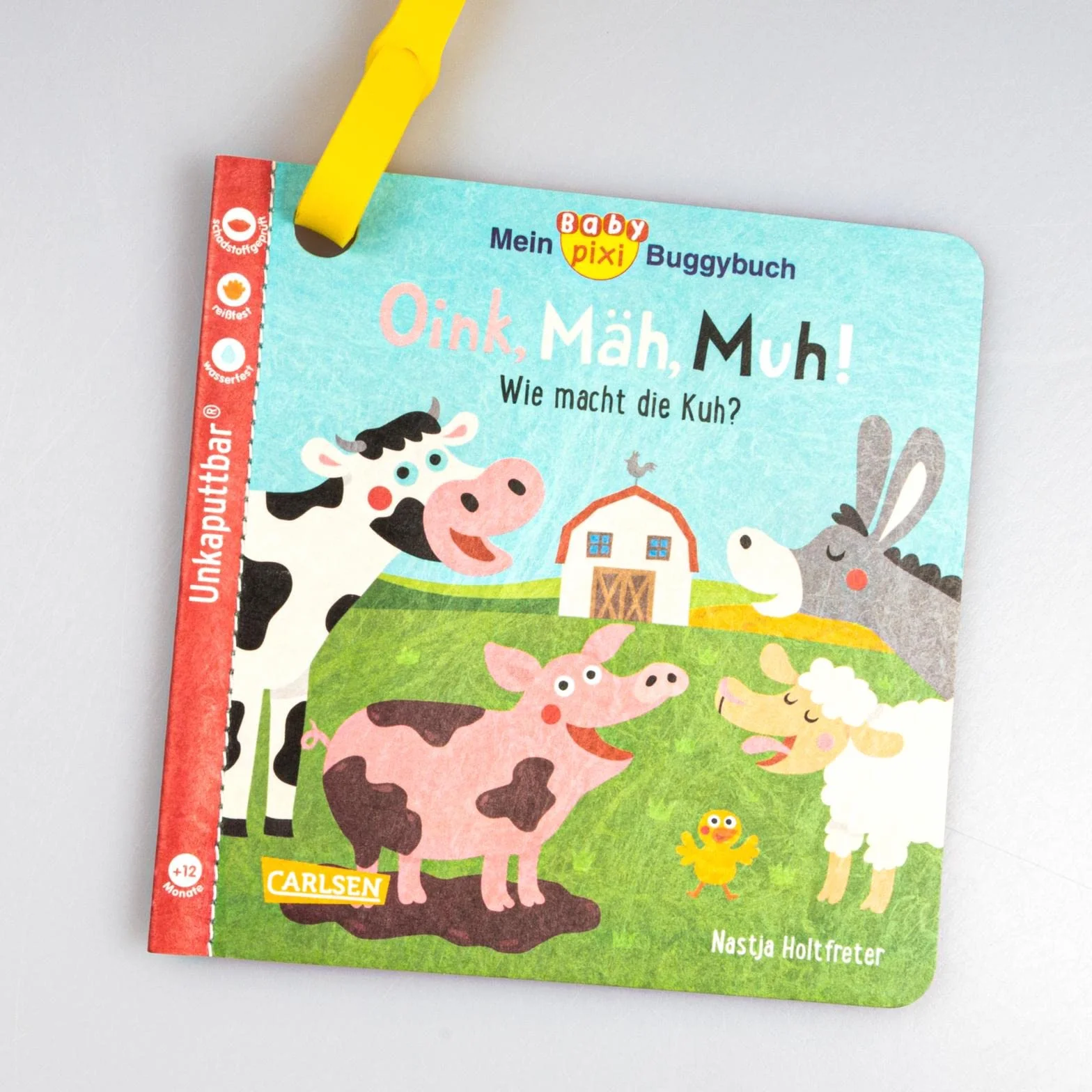 Baby Pixi 140 Mein Baby-Pixi-Buggybuch: Oink, Mäh, Muh! wasserfest schadstoffgeprüft reißfest