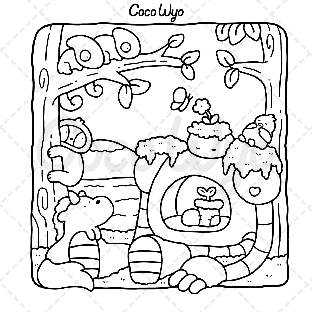 Lala Friends: Coloring Book for Adults and Teens Featuring Dreamy Characters in Imagined Worlds