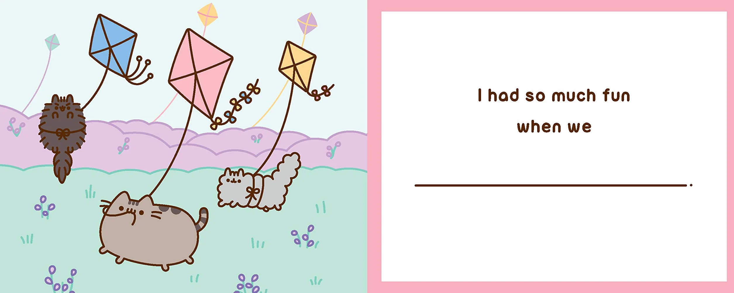 Pusheen: I Like You More Than Pizza: A Fill-In Book