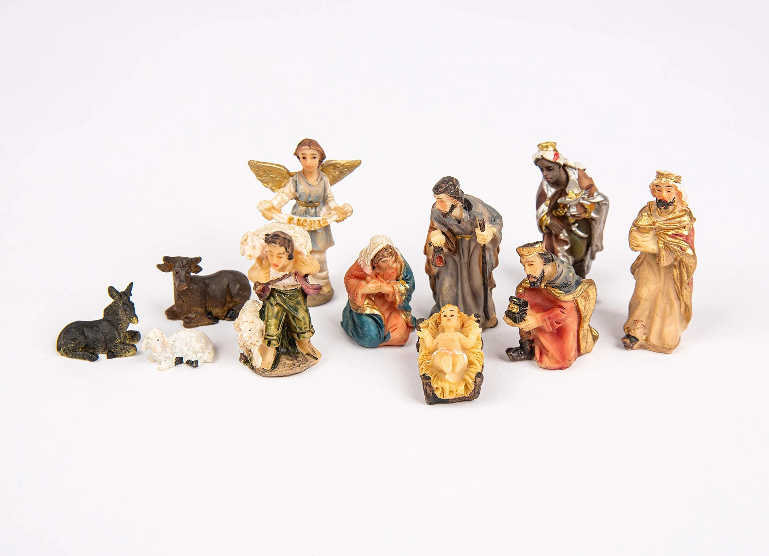 Szopka Stajenka (W20+ figurki) Boże Narodzenie Figurki do szopki Szopka stołowa