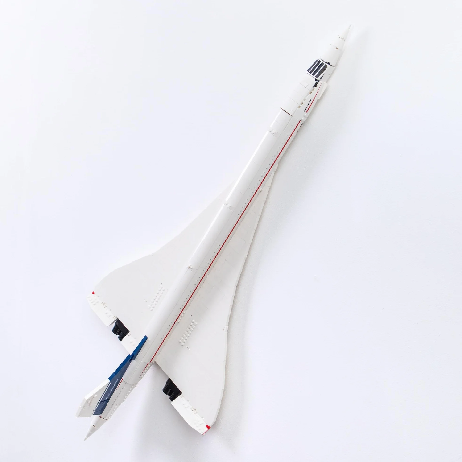 Hak ścienny do Lego 10318 Concorde Icons Set | Płaski uchwyt ścienny (skierowany na płasko)