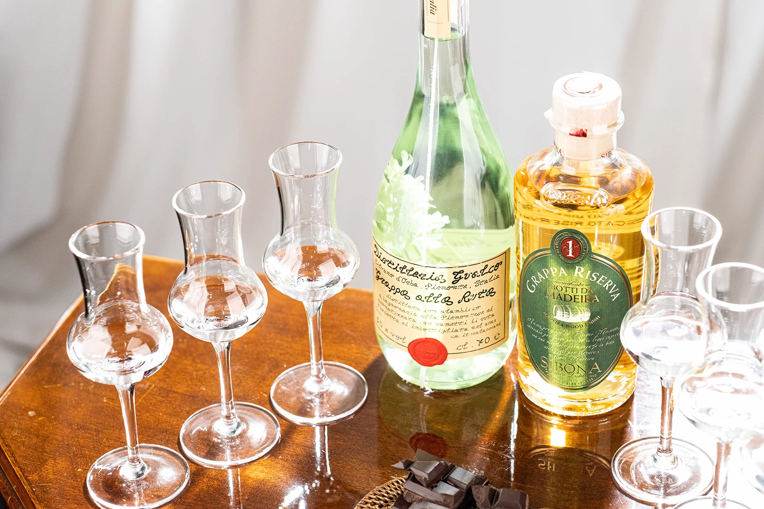 GLASSIQUE CADEAU Kryształowe kieliszki do grappa zestaw 6 sztuk 90 ml