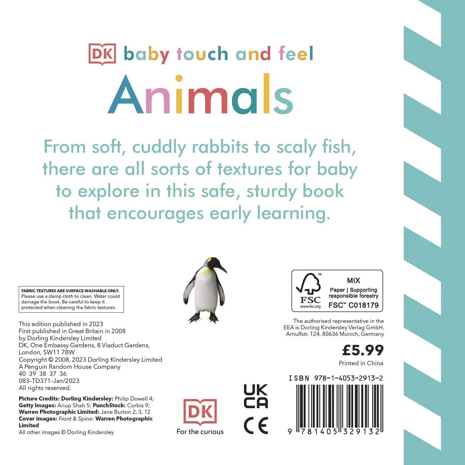 Baby Touch and Feel Animals: An Interactive Nature Board Book
