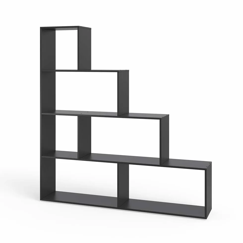 Vicco Półka na schody Czarny 163 x 155 cm