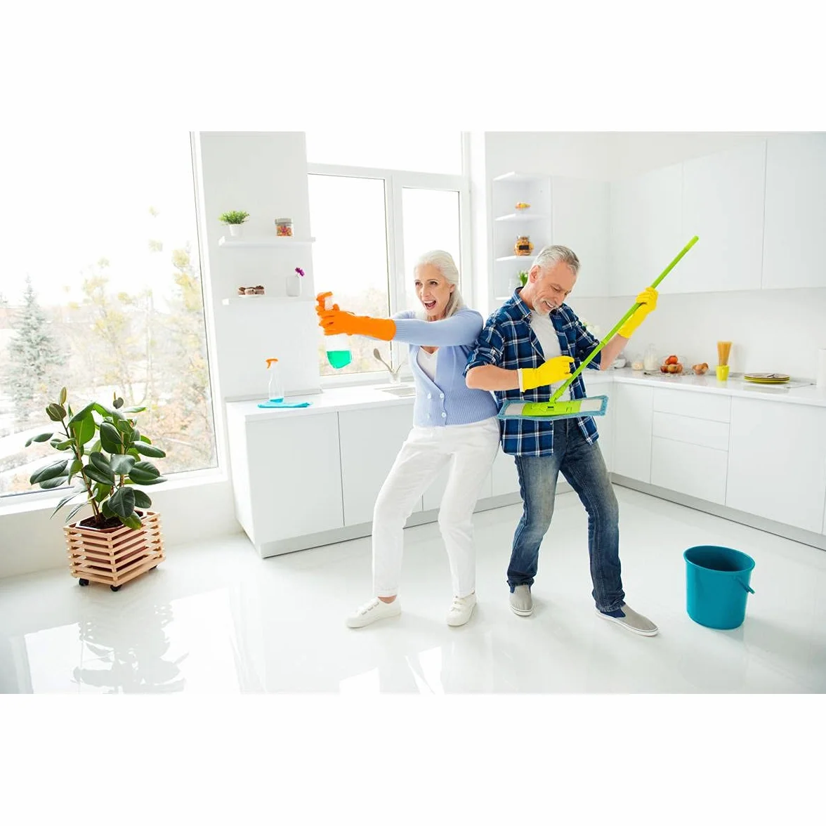 Swiffer Zestaw startowy magnesów przeciwpyłowych – uchwyt XXL plus 2 ściereczki, 1 opakowanie (1 x 1 sztuka)