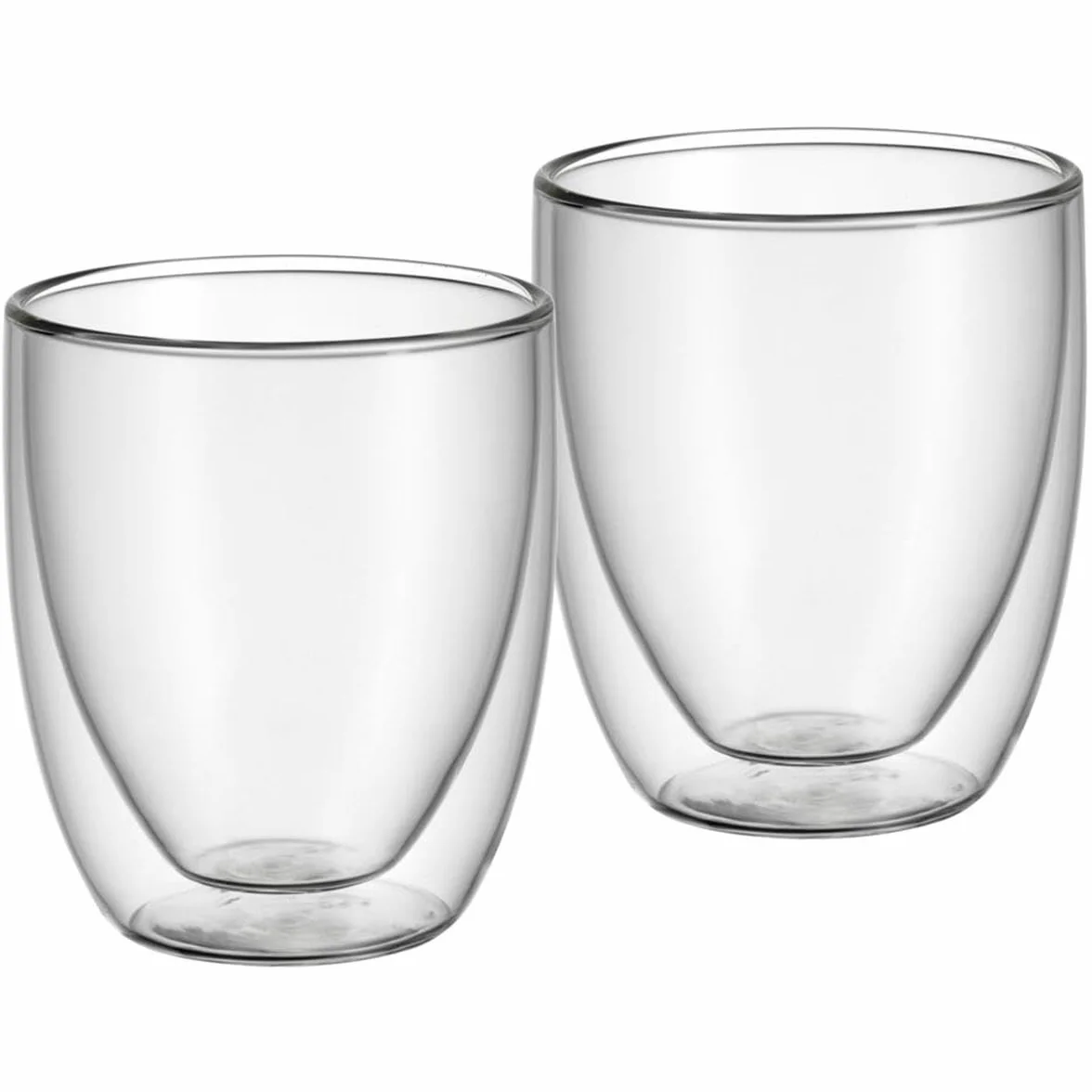 Wmf Kult Zestaw Szklanek do Cappuccino, Kryształ, Przezroczysty, 2 x 250 ml