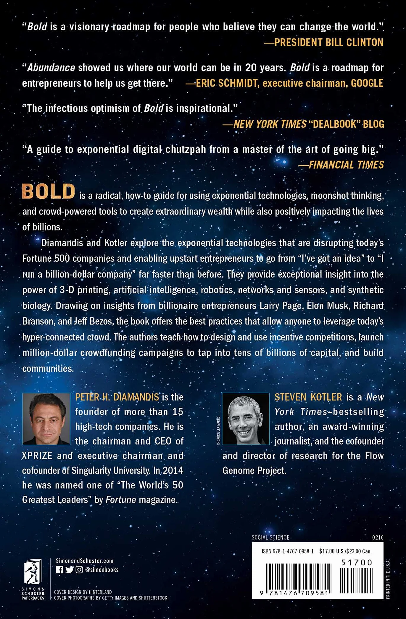 Bold: How to Go Big, Create Wealth, and Impact the World