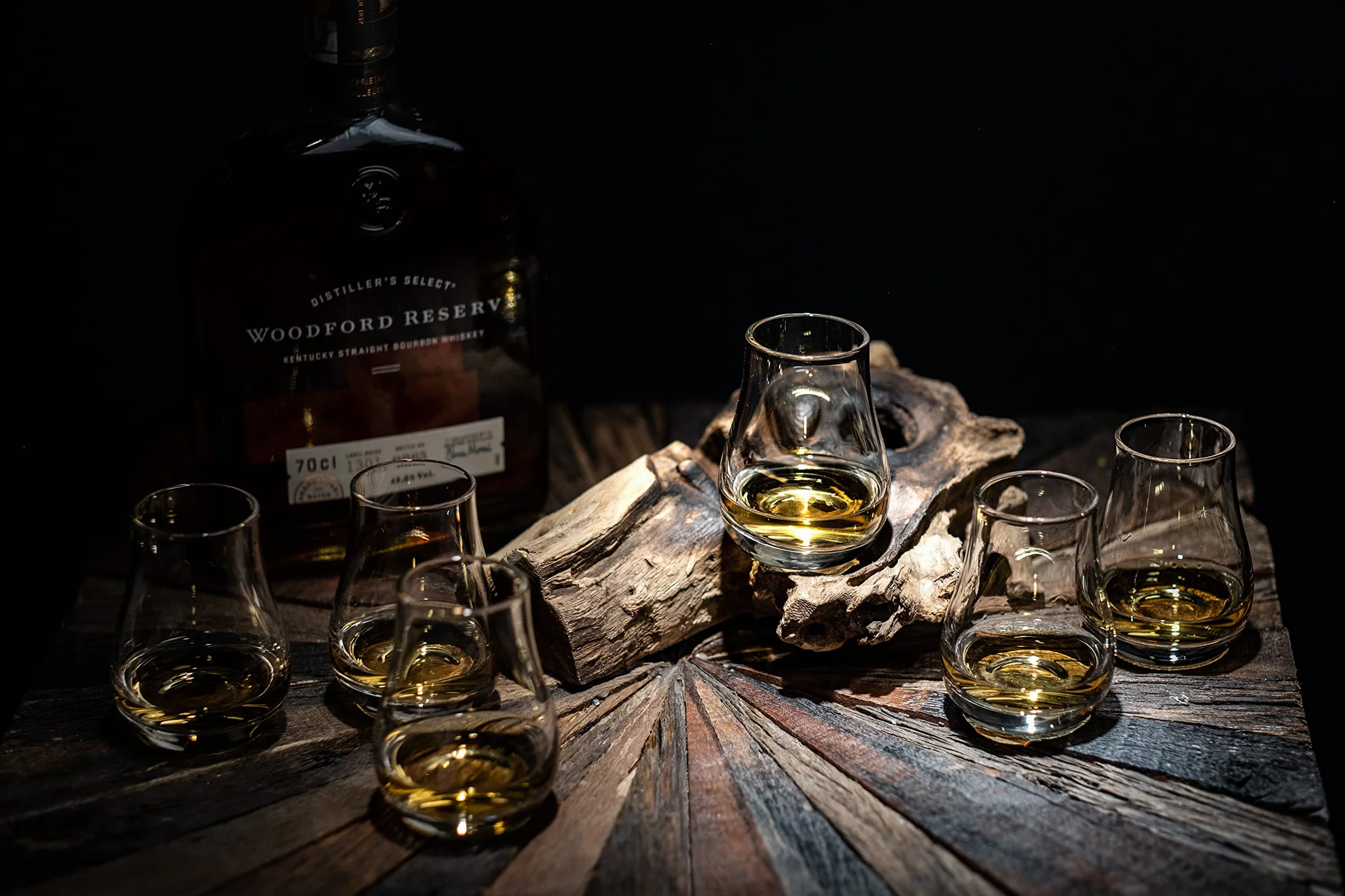 Szklanki do degustacji whisky, szkockiej i burbona, zestaw 6 sztuk, profesjonalne kubki do degustacji i wędzenia tulipanów 100 ml, małe kryształowe węchacze, do popijania schludnego alkoholu