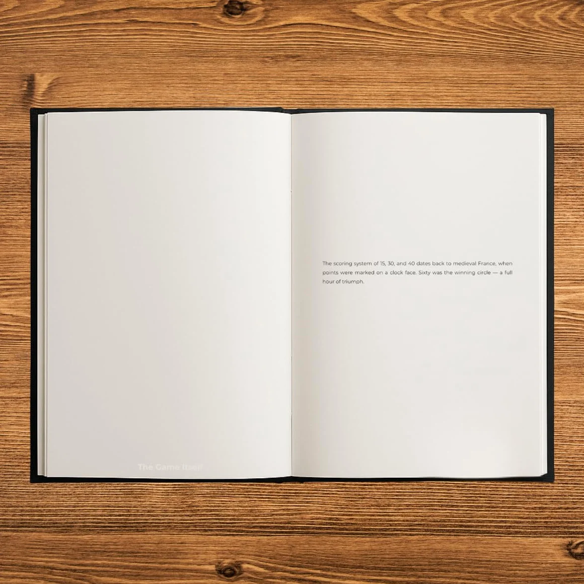 Tennis Facts & Curiosities: A Large Hardcover Tennis Coffee Table Book Celebrating the Beauty, History, and Details of the Game