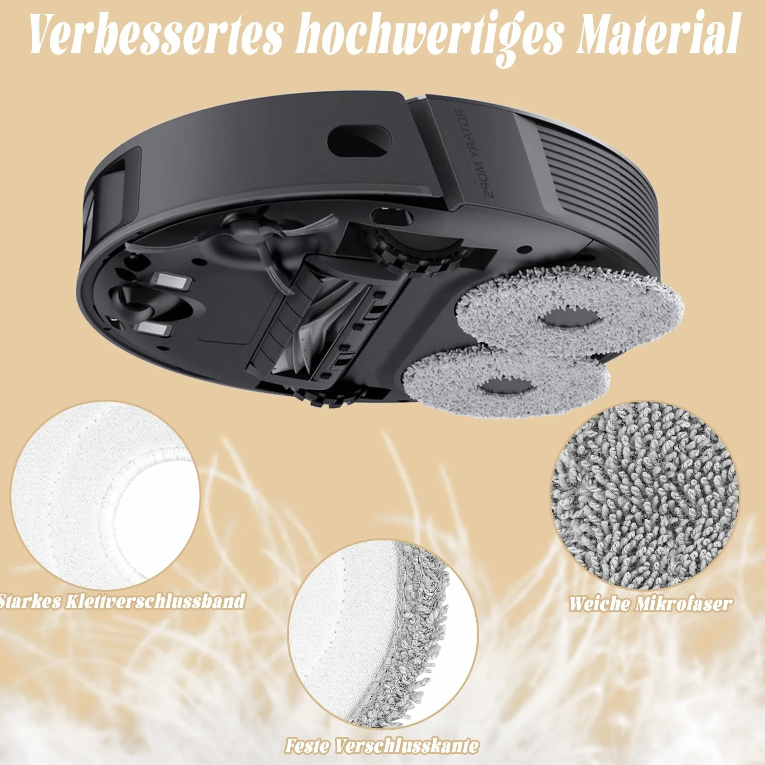 12 sztuk ściereczek do Dreame X50 / X40 / L20 Ultra Complete, L50 / L40 / X30 / L10 / L10s Pro Ultra, Xiaomi X20 Pro/Max odkurzacza robota, wielokrotnego użytku i możliwe do prania mikrofibrowe