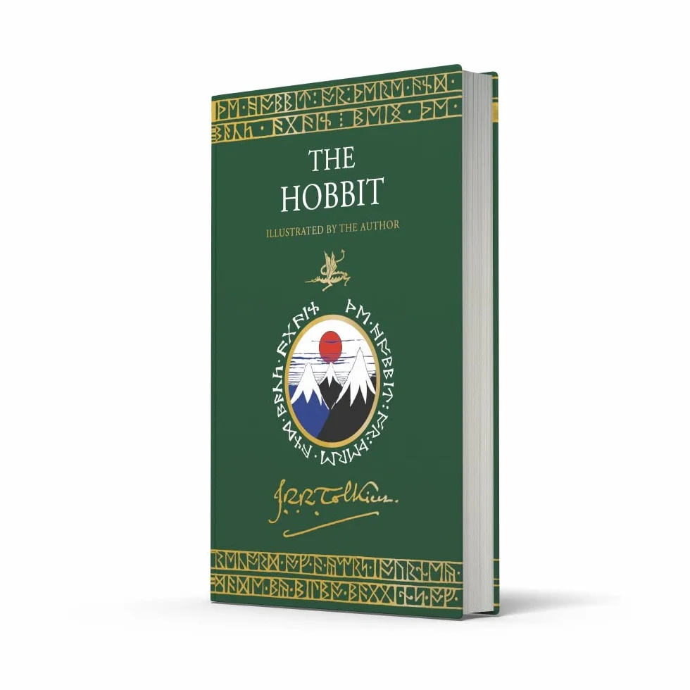 The Hobbit - Illustrated by the Author: J.R.R. Tolkien: Delve into the realm of good versus evil with this well-loved classic.