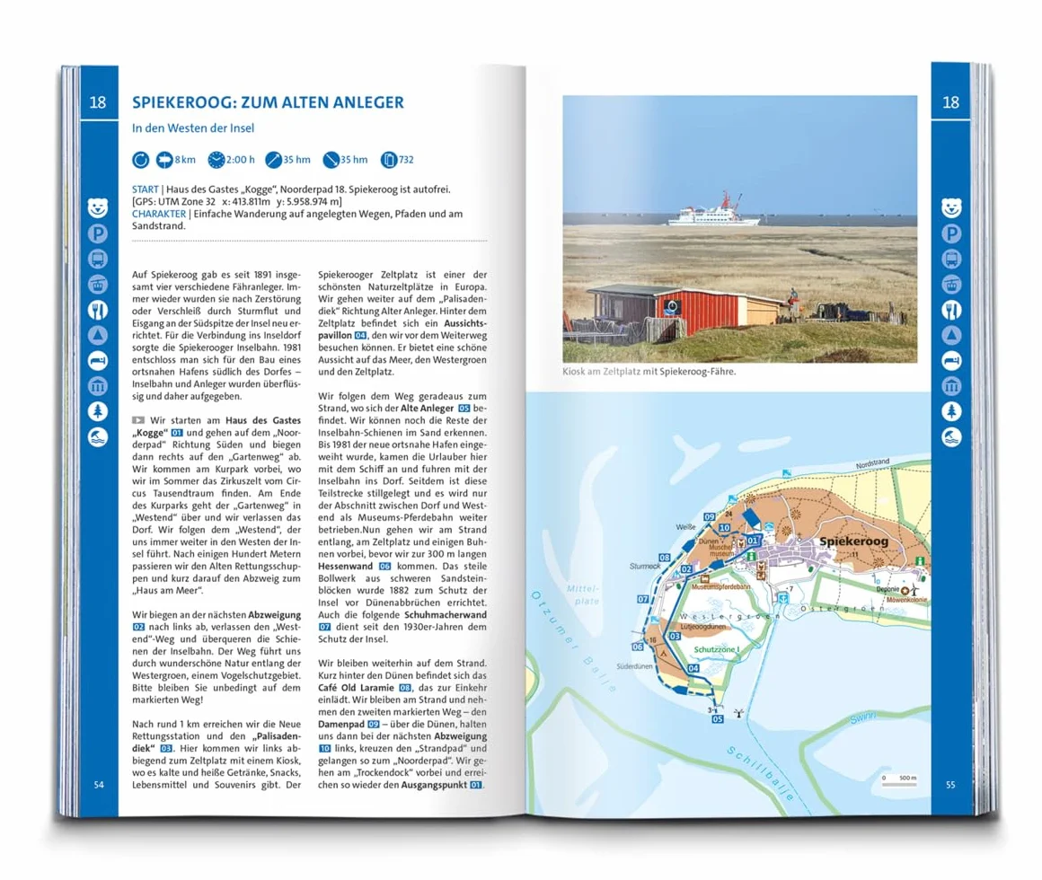 KOMPASS Wanderlust Deutsche Küste: 100 Traumpfade für Flachlandentdecker und Küstenwanderer, GPX-Daten zum Download: 1604