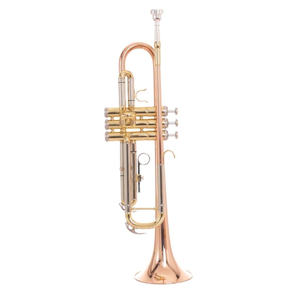 trąbka instrument Profesjonalna trójtonowa trąbka z brązu fosforowego B dla początkujących