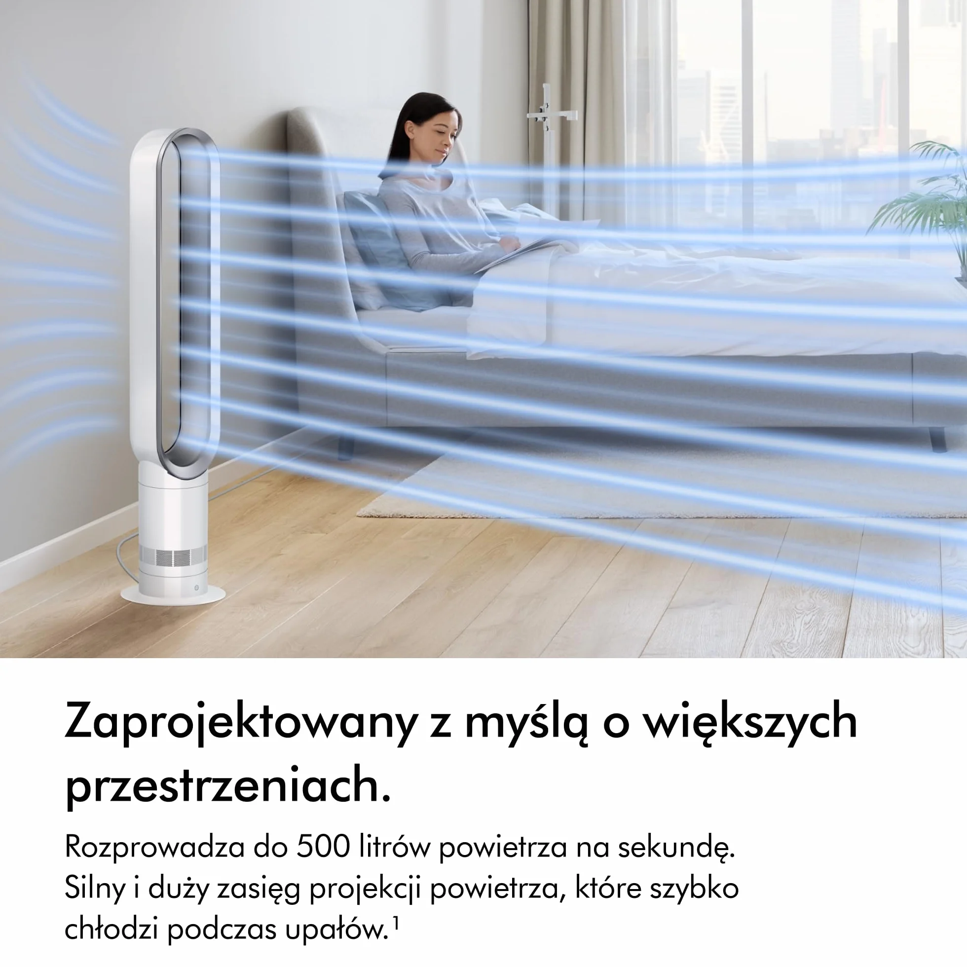 Dyson AM07 Air Multiplier Tower Fan, White