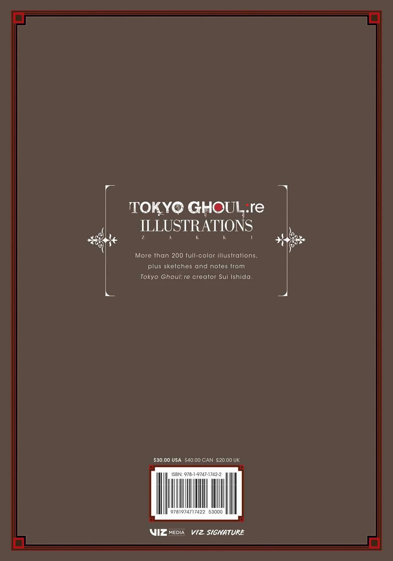 Tokyo Ghoul: Re Illustrations: Zakki