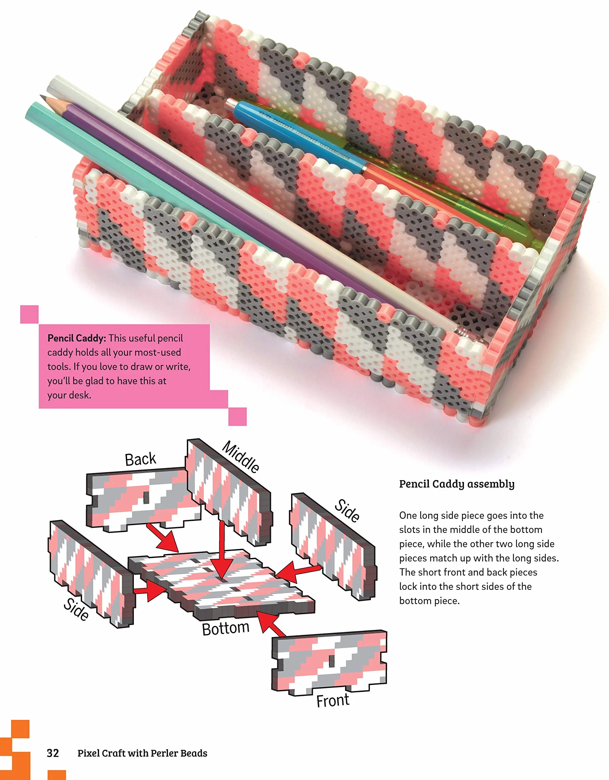 Pixel Craft with Perler Beads: 50+ Super Cool Patterns for Hama, Perler, Pyssla, Nabbi, Melty Beads